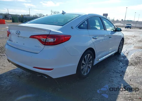 2015 Hyundai Sonata Sport z USA, uszkodzony, nr VIN 5NPE34AFXFH045059